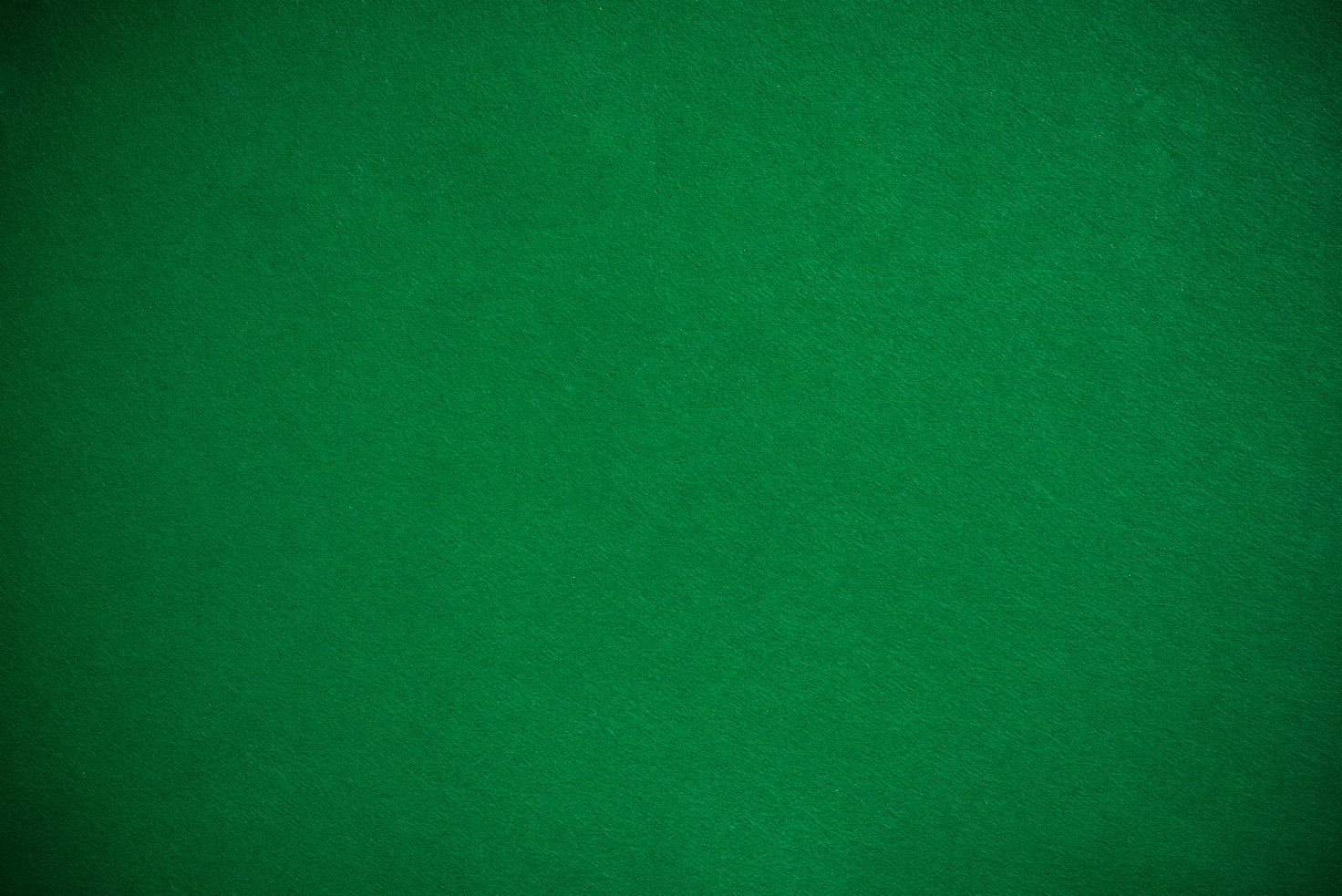 Emty Green Cloth Poker Table